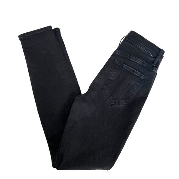 Mother The Pixie Swooner Skimp Women's Sz 26 Black Not Guilty High Rise Jeans - Picture 12 of 12